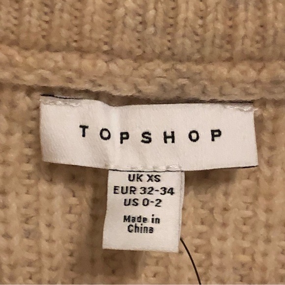 NWT Topshop Knit Sweater xs W - Picture 2 of 5